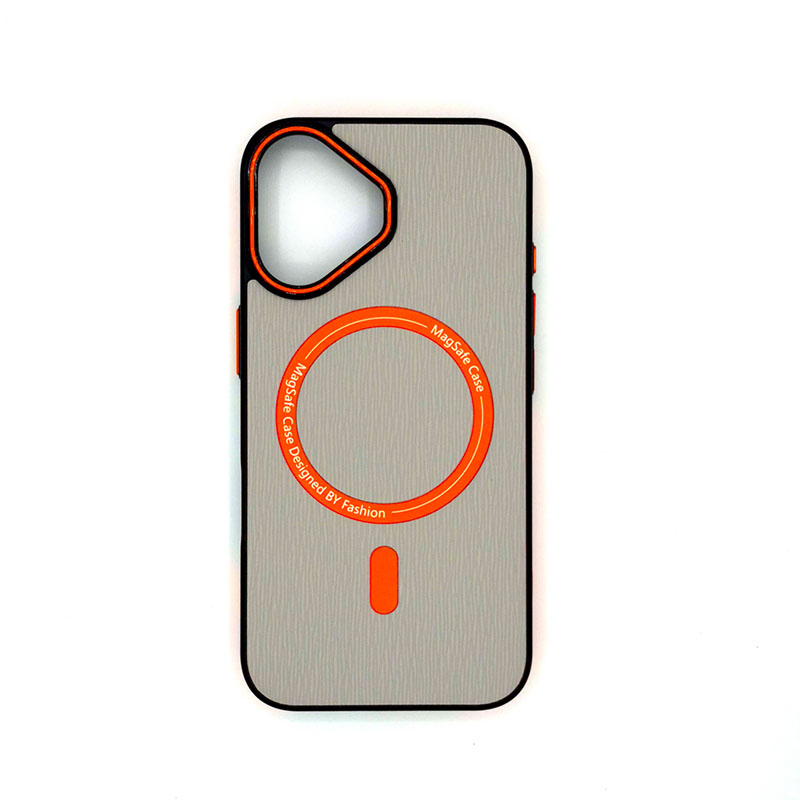 قاب پی سی فریم نارنجی آیفون PC FRAME I PHONE 16